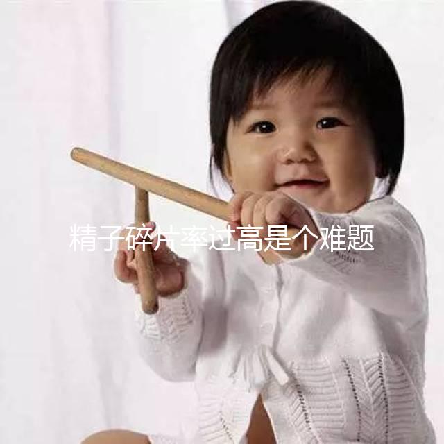 精子碎片率過高是個難題，改善質量只靠勃銳精可不行