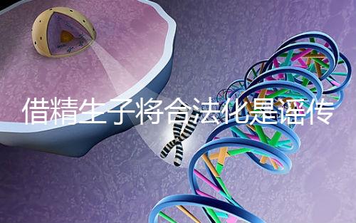 借精生子將合法化是謠傳,多地精子庫(kù)倡議捐精內(nèi)幕揭曉