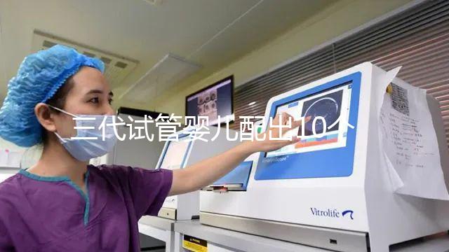 三代試管嬰兒配出10個囊胚能篩出幾個用于移植？