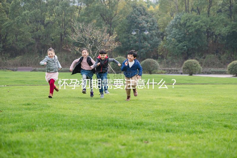 懷孕初期需要注意什么？