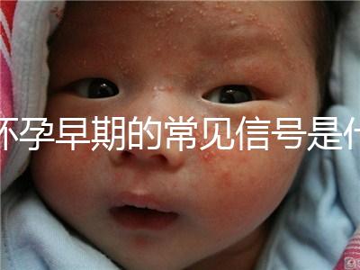 懷孕早期的常見(jiàn)信號(hào)是什么？