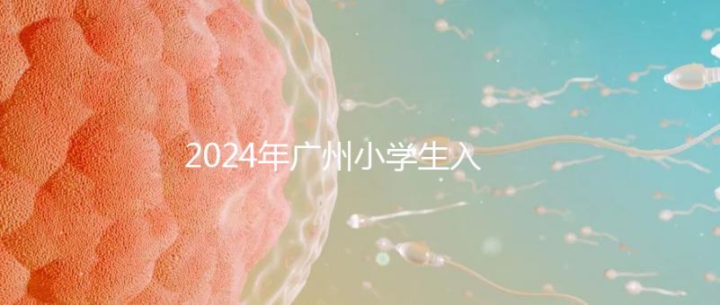 2024年廣州小學生入學年齡新規定，荔灣區6歲以上是基本條件